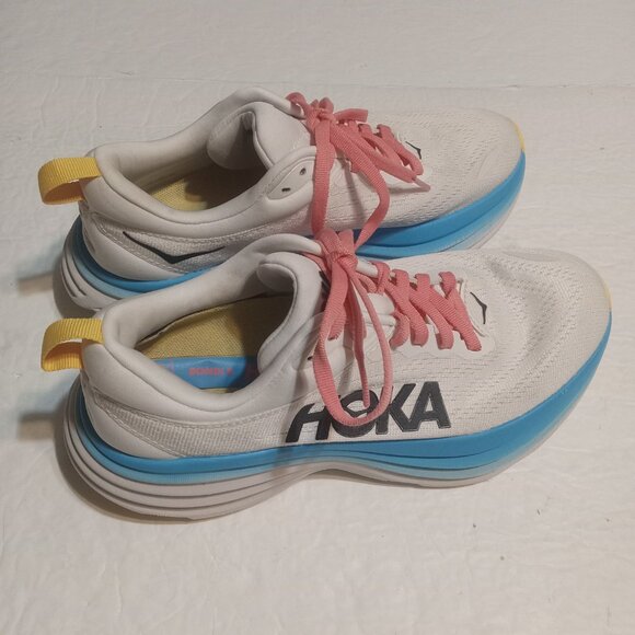Hoka One One Women's Bondi 8 Running/Walking Shoes 7B 1127952 BSW - Picture 2 of 7